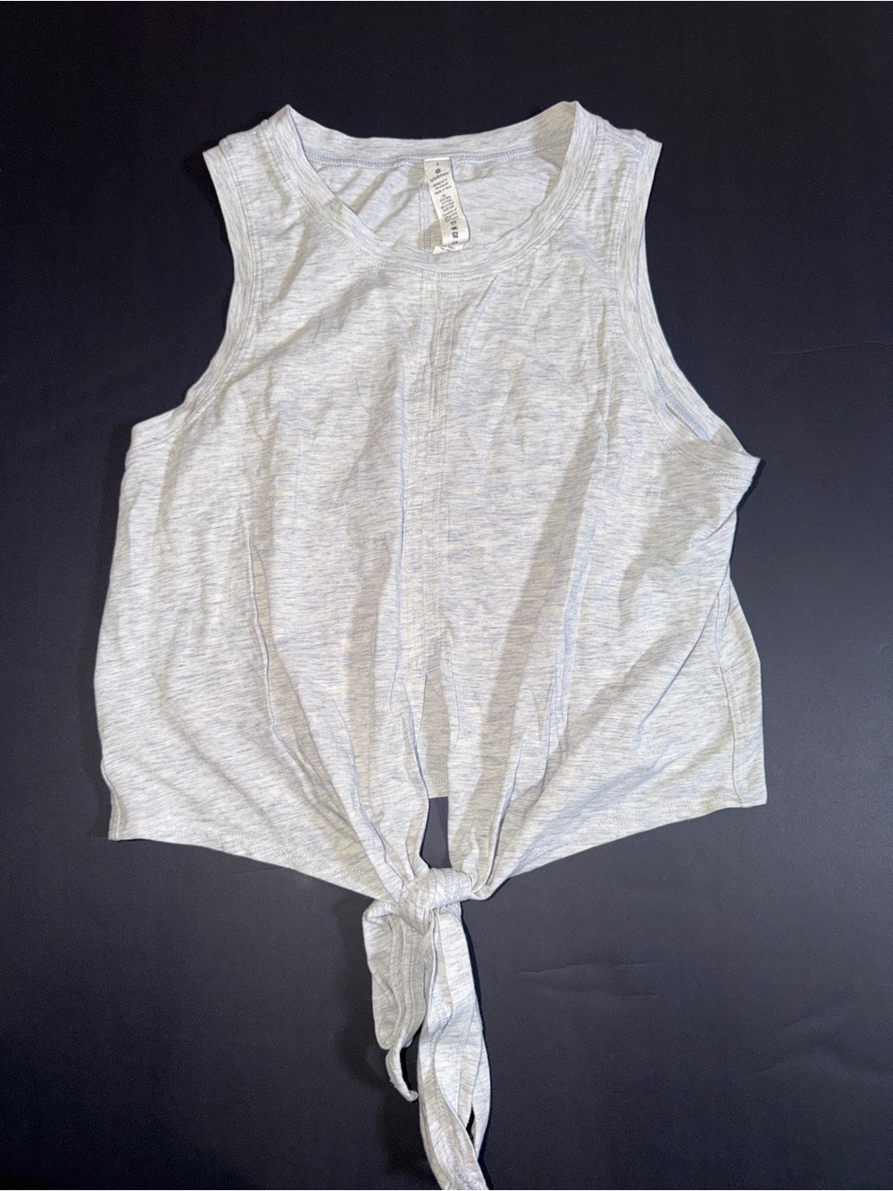 Lululemon Women’s Tie-Front Sleeveless Tank Top - Light Gray
